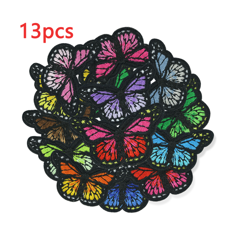 Streetwear Brand Stickers - 13pcs Lot Vlinder Patches Voor Kleding
