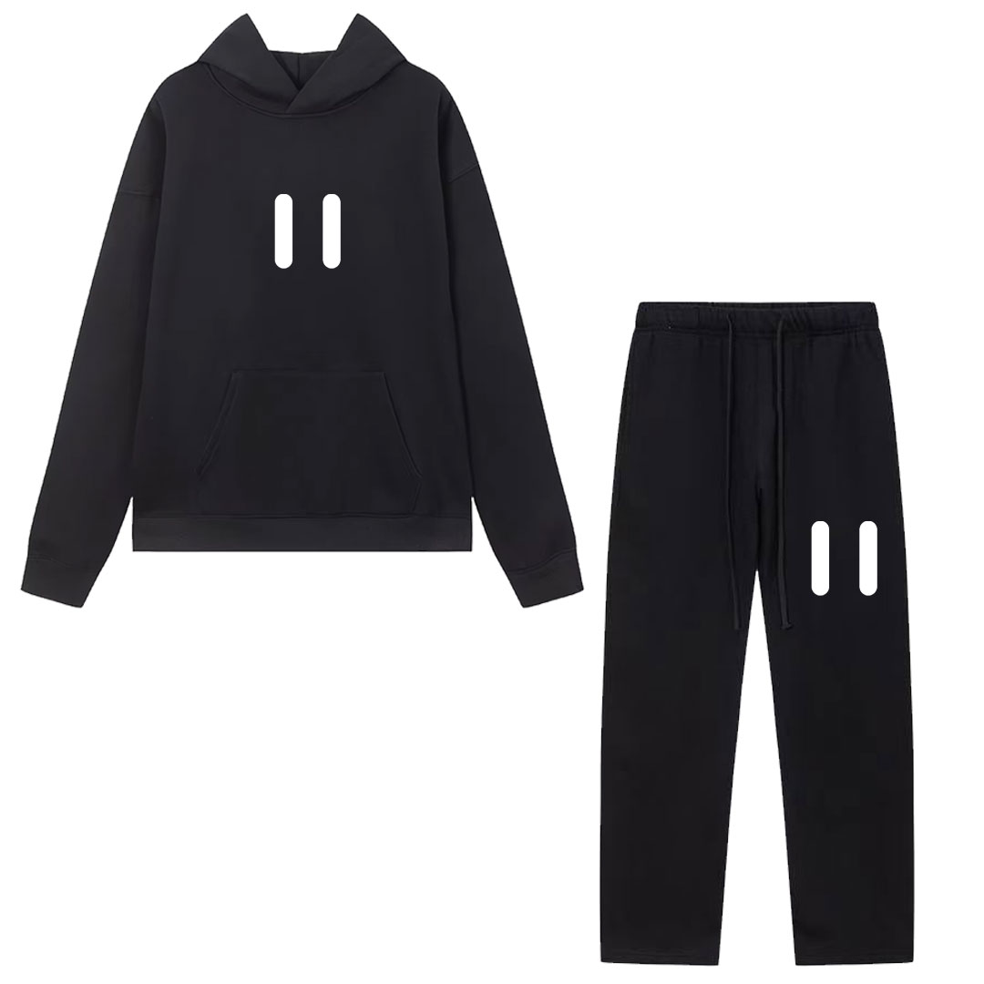 Quality Streetwear Brand - Klassieke merkhoodie en joggingbroek set, hoogwaardige
