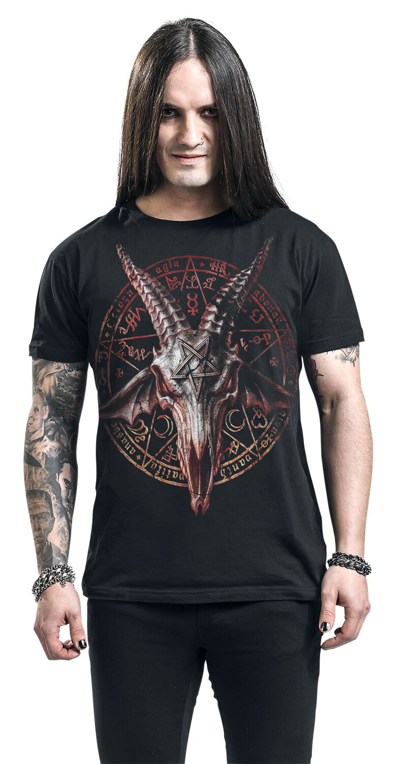 Gothic Streetwear Brand - Devil Goat Dark Gothic merk T-shirt