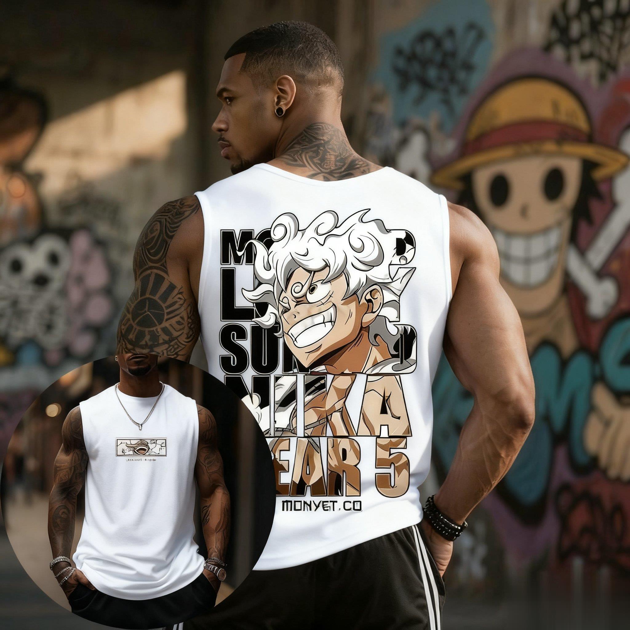 Streetwear Brand In Japan - Een Stuk Luffy Gear 5 Tank