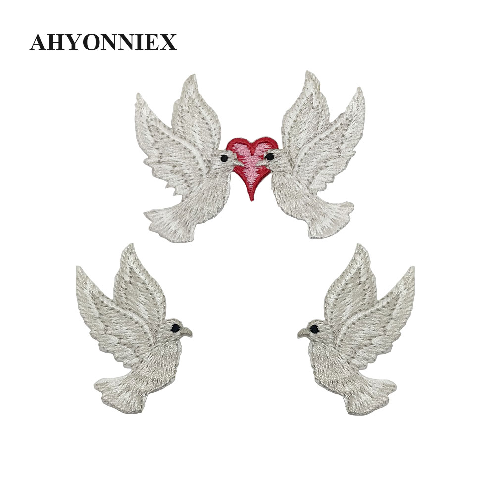 Streetwear Brand Stickers - Ahyonniex Hoge Kwaliteit Witte Duif Borduurwerk