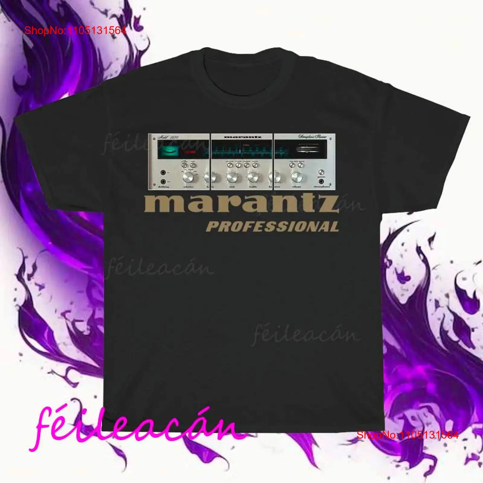 Streetwear Brand Logos - Gloednieuw Marantz Versterker Logo Amerikaans T-shirt