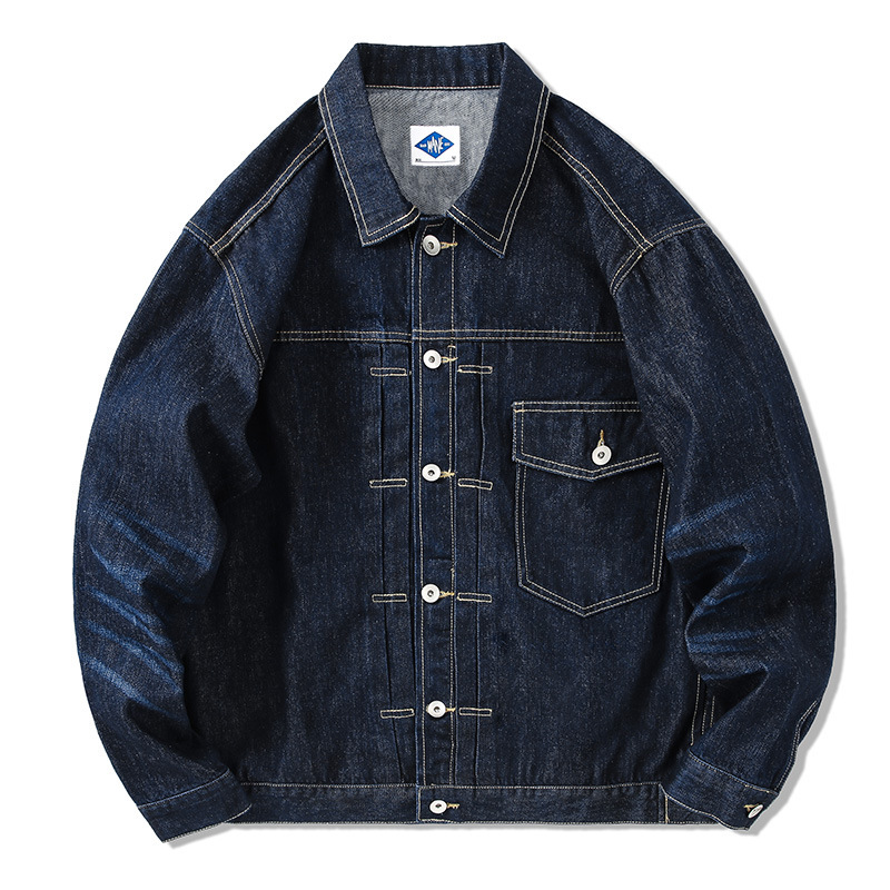 Tij Merk Donkerblauw Denim Jas - Streetwear Brand In Japan recensie en prijs