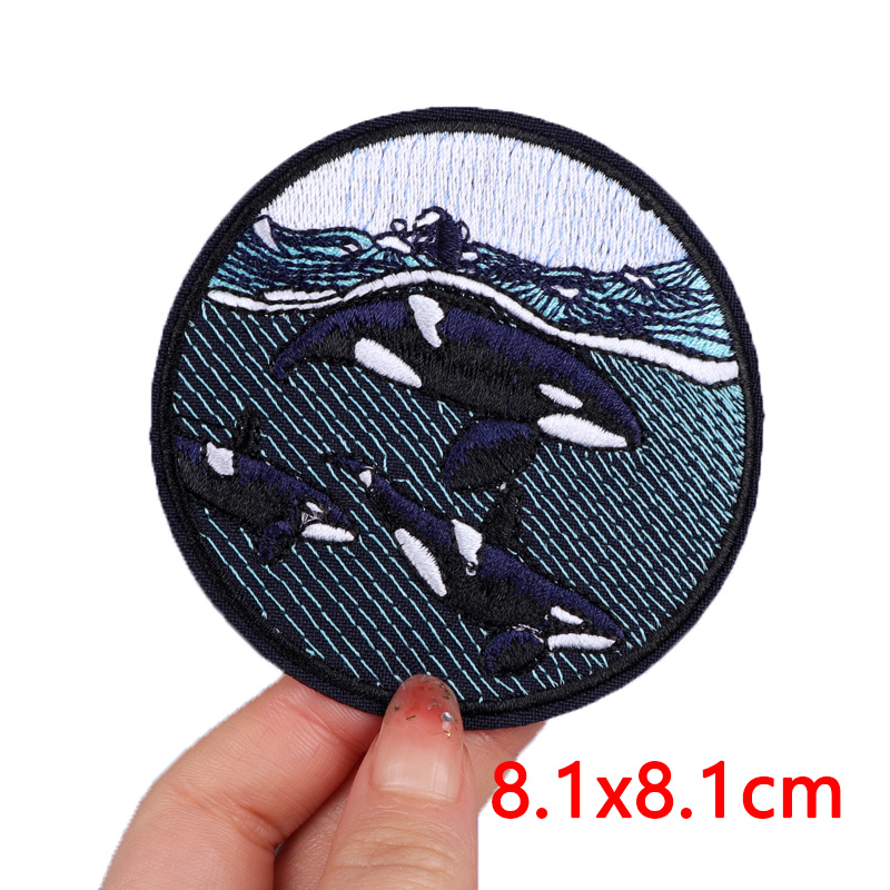 Golf/Dolfijn Haai Patch Outdoo - Streetwear Brand Stickers recensie en prijs