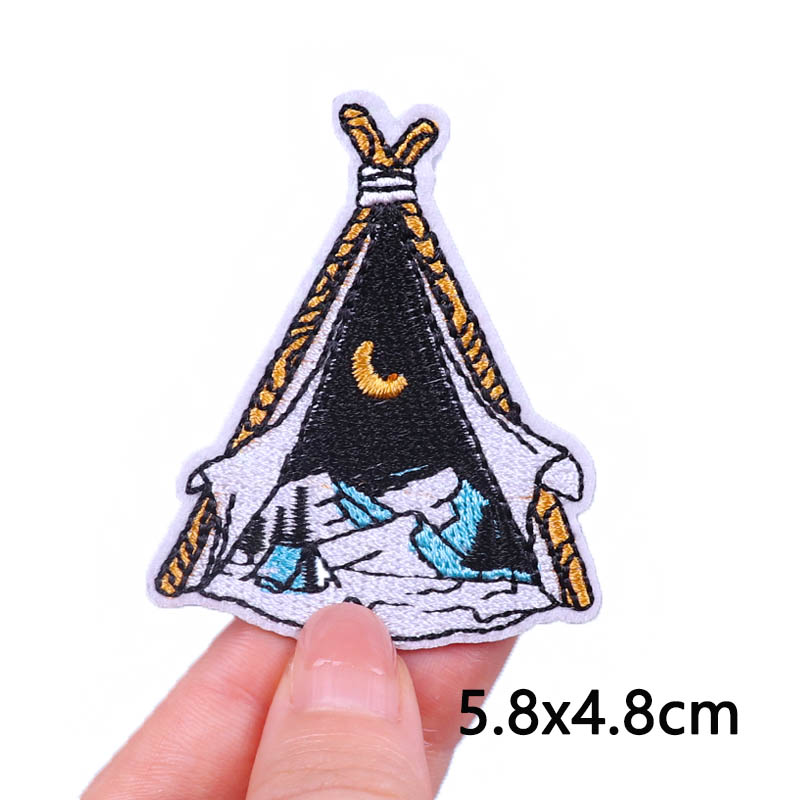 Outdoor opstrijkbare patches v - Streetwear Brand Stickers recensie en prijs