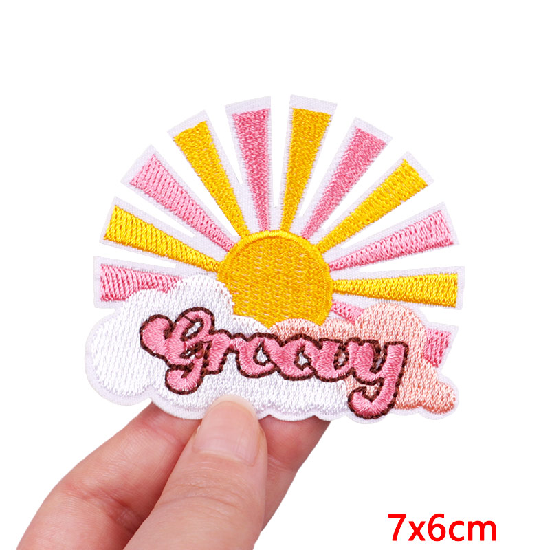 Cartoon regenboog geborduurde  - Streetwear Brand Stickers recensie en prijs